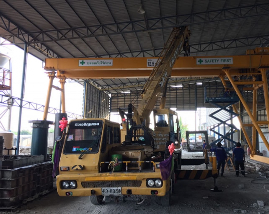 งานติดตั้งเครน / Overhead Crane
