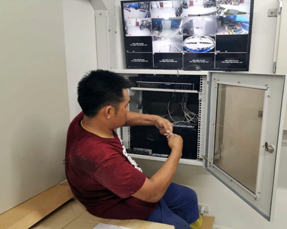 งานติดตั้งระบบCCTV SYSTEM